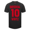 Original Fußballtrikot Bayer 04 Leverkusen Florian Wirtz 10 Heimtrikot 2023-24 Für Herren